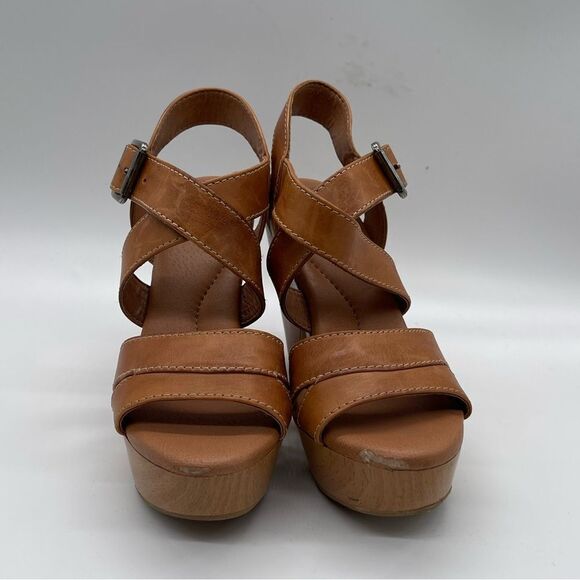 Lucky Brand Leather Platform Sandals - Picture 3 of 7